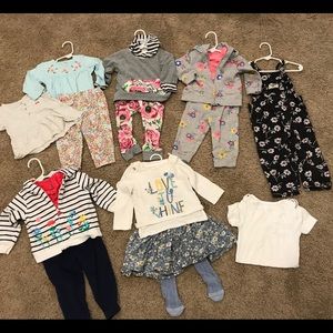Girl Clothes Lot (Fall 9-12 mo)